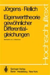 Book cover of Eigenwerttheorie gewöhnlicher Differentialgleichungen by Unknown