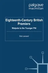 Book cover of Eighteenth-Century British Premiers by D. Leonard