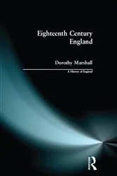 Book cover of Eighteenth Century England by Dorothy Marshall