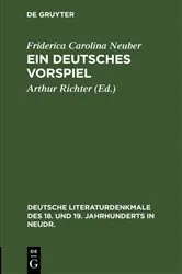 Book cover of Ein deutsches Vorspiel by Friderica Carolina Neuber
