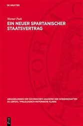 Book cover of Ein Neuer spartanischer Staatsvertrag by Werner Peek