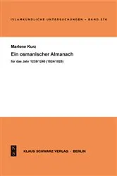 Book cover of Ein osmanischer Almanach für das Jahr 1239/1825 by Marlene Kurz