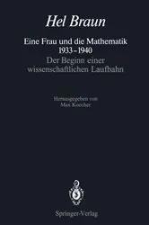 Book cover of Eine Frau und die Mathematik 1933â€“1940 by Hel Braun