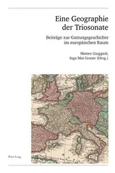 Book cover of Eine Geographie der Triosonate by Schweiz. Musikforschende Gesellschaft