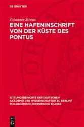 Book cover of Eine Hafeninschrift von der Küste des Pontus by Johannes Stroux