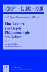 Book cover of Eine Lektuere von Hegels Phaenomenologie des Geistes by Johann Reikerstorfer
