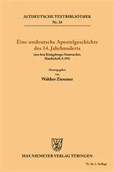 Book cover of Eine ostdeutsche Apostelgeschichte des 14. Jahrhunderts by Unknown