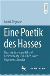 Book cover of Eine Poetik des Hasses by Patrick Siegmann