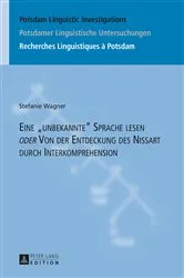 Book cover of Eine «unbekannte» Sprache lesen «oder» Von der Entdeckung des Nissart durch Interkomprehension by Unknown