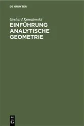 Book cover of Einführung Analytische Geometrie by Unknown