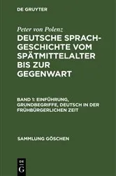 Book cover of Einführung, Grundbegriffe, Deutsch in der frühbürgerlichen Zeit by Unknown