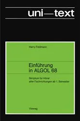 Book cover of Einführung in ALGOL 68 by Harry Feldmann