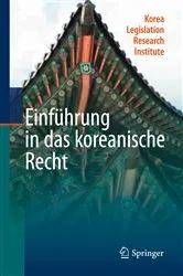 Book cover of Einführung in das koreanische Recht by Unknown