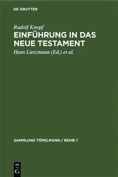 Book cover of Einführung in das Neue Testament (3rd ed.) by Unknown