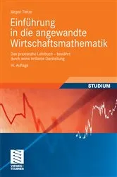 Book cover of Einführung in die angewandte Wirtschaftsmathematik (14th ed.) by Jürgen Tietze
