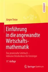 Book cover of Einführung in die angewandte Wirtschaftsmathematik (17th ed.) by Jürgen Tietze