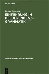 Book cover of Einführung in die Dependenzgrammatik (2nd ed.) by Kalevi Tarvainen