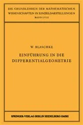 Book cover of Einführung in die Differentialgeometrie by Unknown