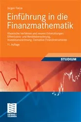 Book cover of Einführung in die Finanzmathematik (11th ed.) by Jürgen Tietze