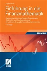 Book cover of Einführung in die Finanzmathematik (9th ed.) by Jürgen Tietze