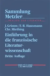 Book cover of EinfÃ¼hrung in die franzÃ¶sische Literaturwissenschaft (3rd ed.) by JÃ¼rgen Grimm