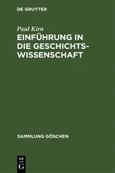 Book cover of Einführung in die Geschichtswissenschaft (4th ed.) by Paul Kirn