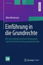 Book cover of Einführung in die Grundrechte by Mike Wienbracke