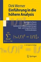 Book cover of Einführung in die höhere Analysis (2nd ed.) by Dirk Werner