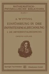 Book cover of Einführung in die Infinitesimalrechnung (2nd ed.) by Alexander Witting