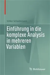 Book cover of Einführung in die komplexe Analysis in mehreren Variablen by Volker Scheidemann