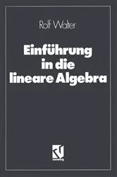 Book cover of EinfÃ¼hrung in die lineare Algebra (3rd ed.) by Rolf Walter