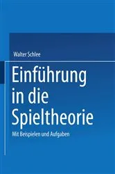 Book cover of Einführung in die Spieltheorie by Walter Schlee