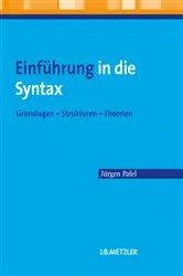 Book cover of Einführung in die Syntax by Jürgen Pafel