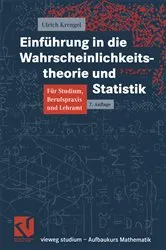 Book cover of Einführung in die Wahrscheinlichkeitstheorie und Statistik (7th ed.) by Ulrich Krengel