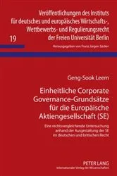 Book cover of Einheitliche Corporate Governance-Grundsaetze fuer die Europaeische Aktiengesellschaft (SE) by Unknown