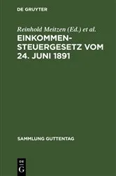 Book cover of Einkommensteuergesetz vom 24. Juni 1891 (3rd ed.) by Unknown
