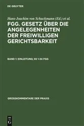 Book cover of Einleitung; §§ 1-34 FGG (3rd ed.) by Unknown