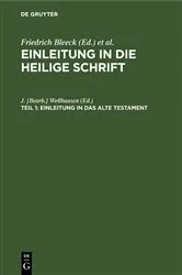 Book cover of Einleitung in das Alte Testament (6th ed.) by J. [Bearb.] Wellhausen
