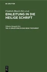 Book cover of Einleitung in das Neue Testament (4th ed.) by Wilhelm Mangold