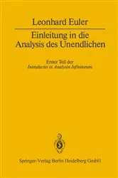 Book cover of Einleitung in die Analysis des Unendlichen by Leonhard Euler