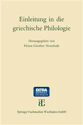 Book cover of Einleitung in die griechische Philologie by Heinz-Günther Nesselrath