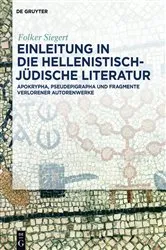 Book cover of Einleitung in die hellenistisch-jüdische Literatur by Folker Siegert