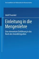 Book cover of Einleitung in die Mengenlehre (2nd ed.) by Adolf Fraenkel