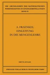 Book cover of Einleitung in die Mengenlehre (3rd ed.) by Abraham Adolf Fraenkel