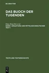 Book cover of Einleitung und mittelhochdeutscher Text I by Klaus Berg