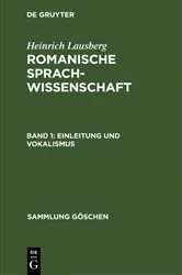 Book cover of Einleitung und Vokalismus by Heinrich Lausberg