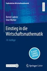 Book cover of Einstieg in die Wirtschaftsmathematik (10th ed.) by Bernd Luderer