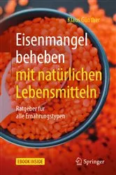 Book cover of Eisenmangel beheben mit natürlichen Lebensmitteln by Klaus Günther