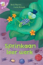 Book cover of Ek lees self 18: Sprinkaan leer werk by Wendy Maartens