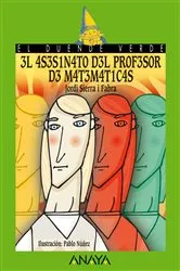 Book cover of El asesinato del profesor de matemáticas by Jordi Sierra i Fabra